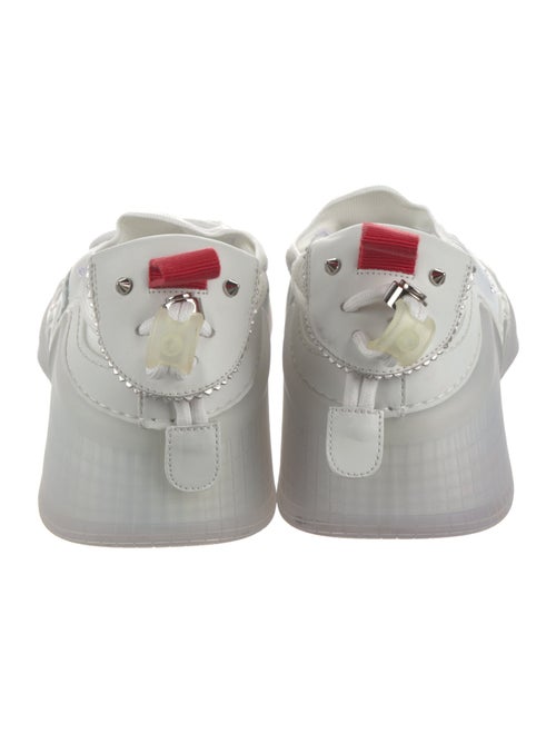 Christian Louboutin Leather Studded Accents Sneakers