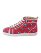 Christian Louboutin Leather Printed Sneakers