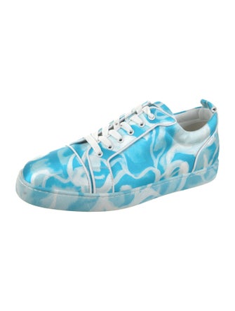 Christian Louboutin Leather Printed Sneakers
