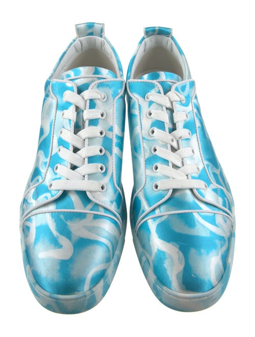 Christian Louboutin Leather Printed Sneakers