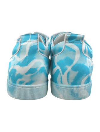 Christian Louboutin Leather Printed Sneakers