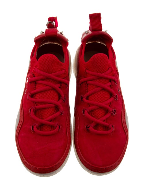 Christian Louboutin Suede Studded Accents Sneakers