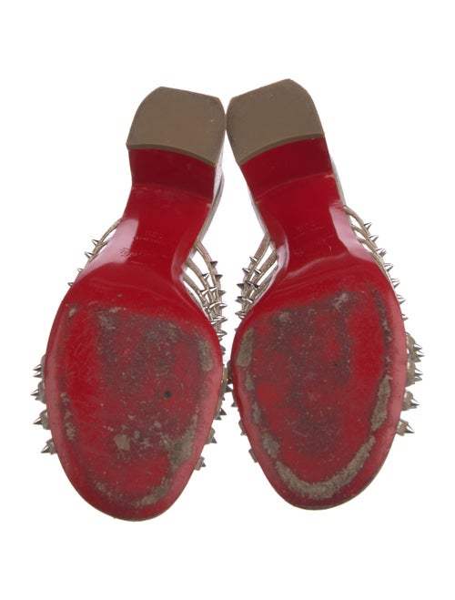 Christian Louboutin Spike Accents Studded Accents Slides