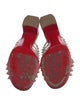 Christian Louboutin Spike Accents Studded Accents Slides