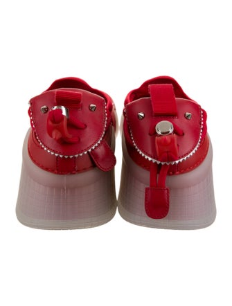 Christian Louboutin Suede Studded Accents Sneakers