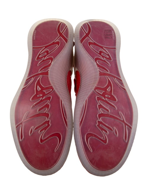 Christian Louboutin Suede Studded Accents Sneakers