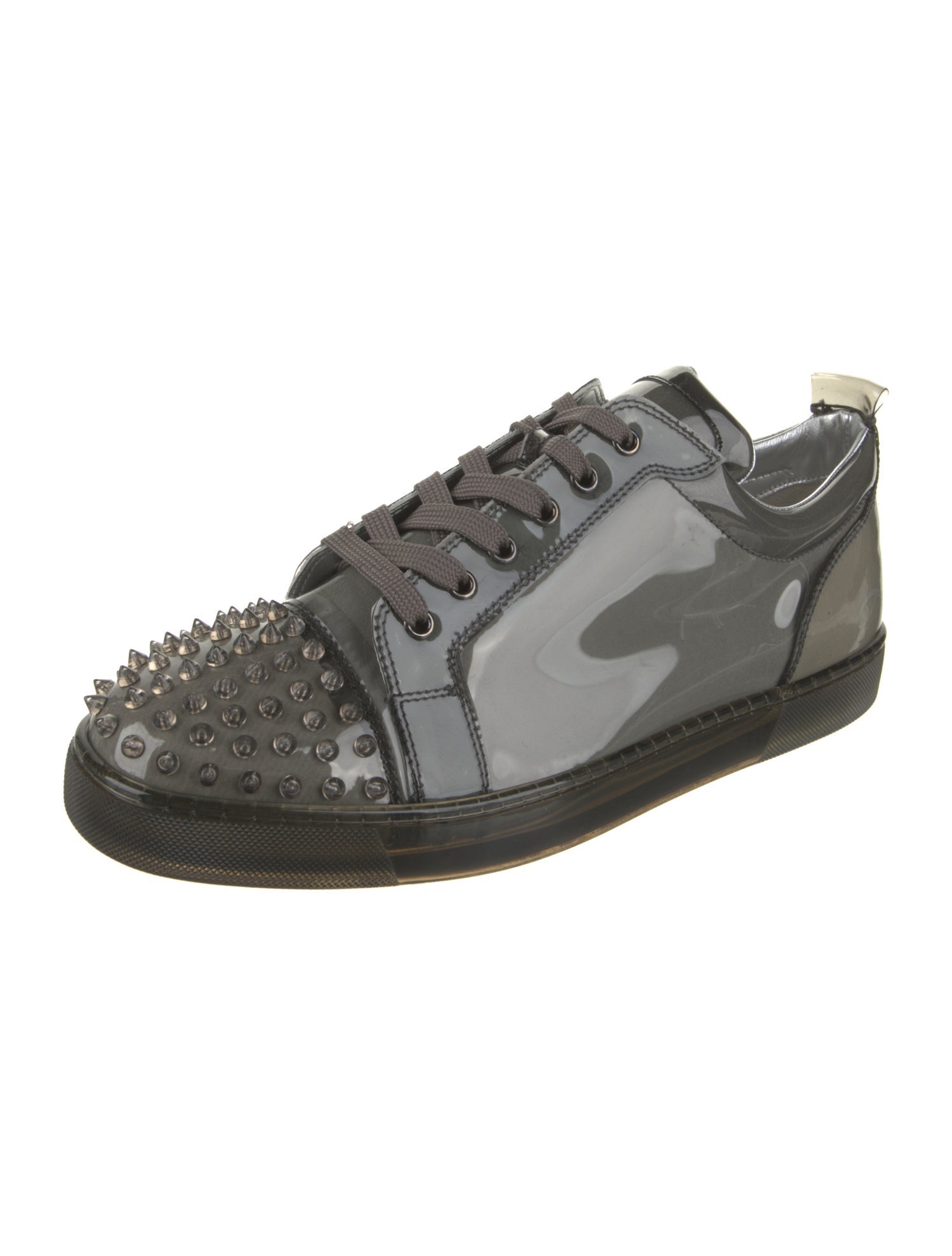 Christian Louboutin PVC Studded Accents Sneakers