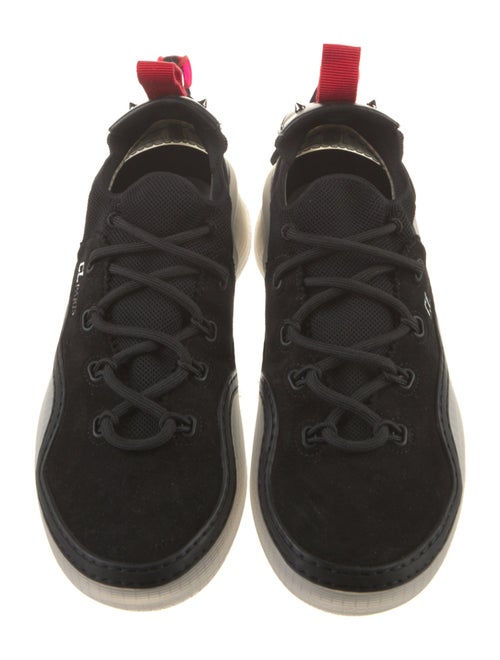 Christian Louboutin Suede Studded Accents Sneakers