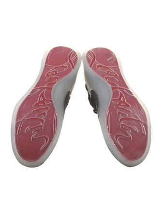 Christian Louboutin Suede Studded Accents Sneakers