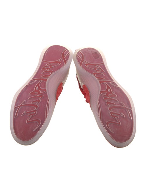 Christian Louboutin Suede Studded Accents Sneakers