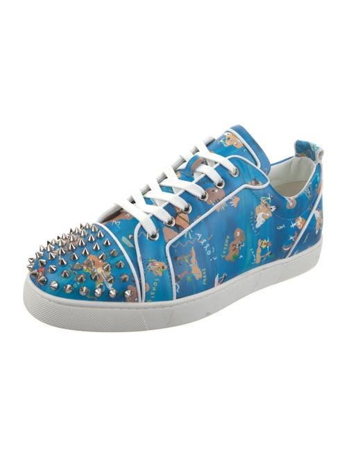 Christian Louboutin Leather Printed Sneakers