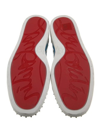 Christian Louboutin Leather Printed Sneakers