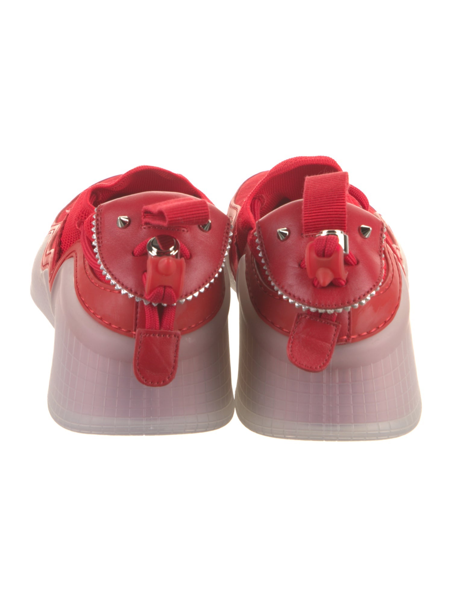 Christian Louboutin Suede Studded Accents Sneakers