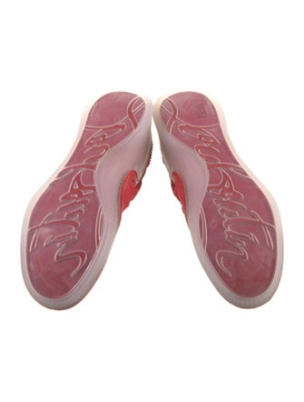 Christian Louboutin Suede Studded Accents Sneakers