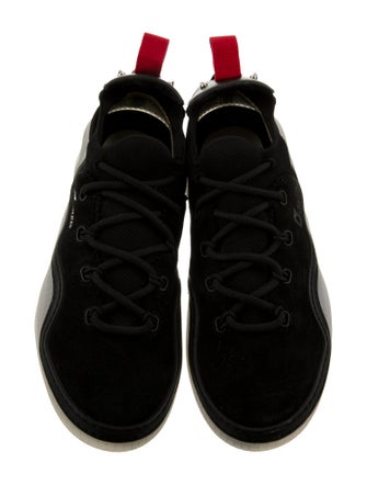 Christian Louboutin Suede Studded Accents Sneakers
