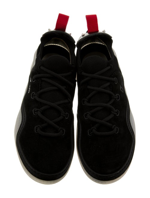 Christian Louboutin Suede Studded Accents Sneakers