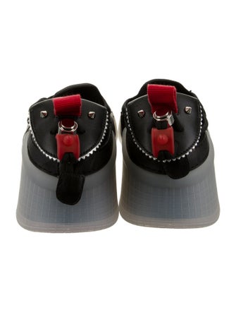 Christian Louboutin Suede Studded Accents Sneakers