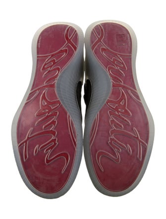Christian Louboutin Suede Studded Accents Sneakers