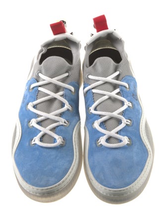 Christian Louboutin Suede Studded Accents Sneakers