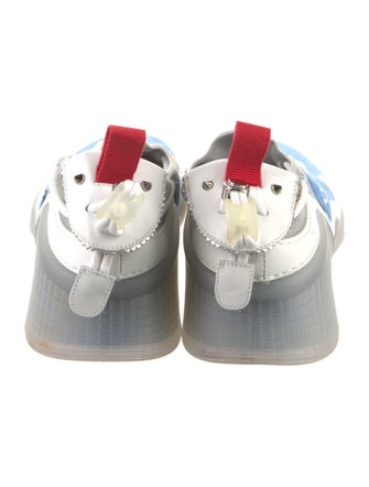 Christian Louboutin Suede Studded Accents Sneakers