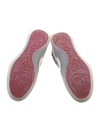 Christian Louboutin Suede Studded Accents Sneakers