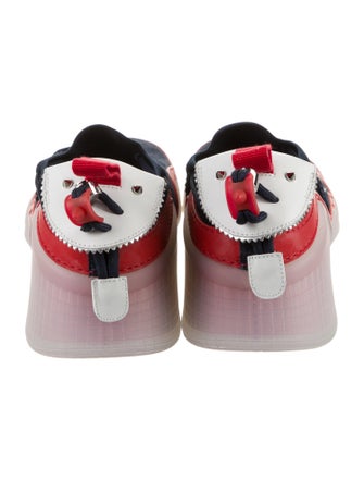 Christian Louboutin Suede Studded Accents Sneakers