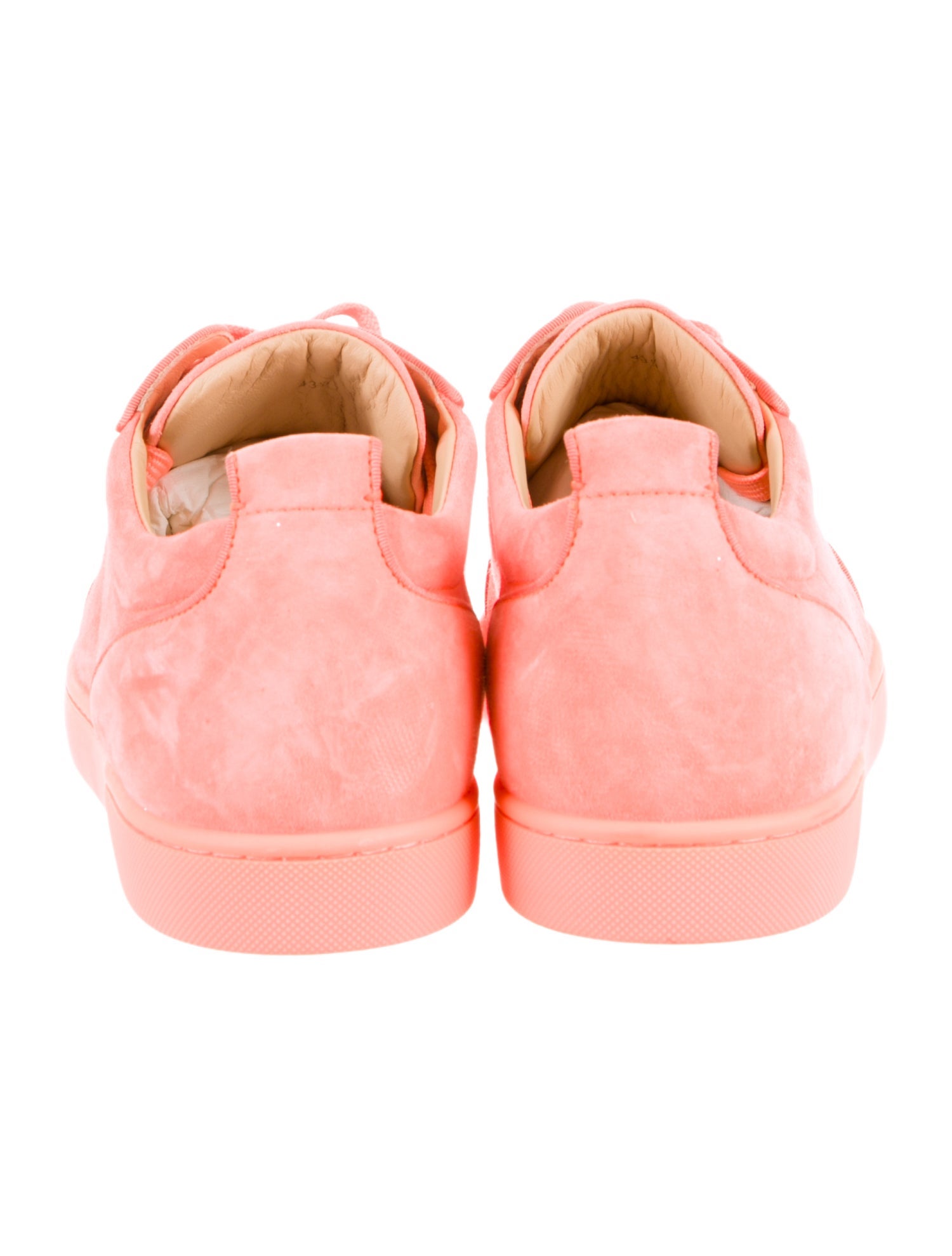 Christian Louboutin Suede Studded Accents Sneakers