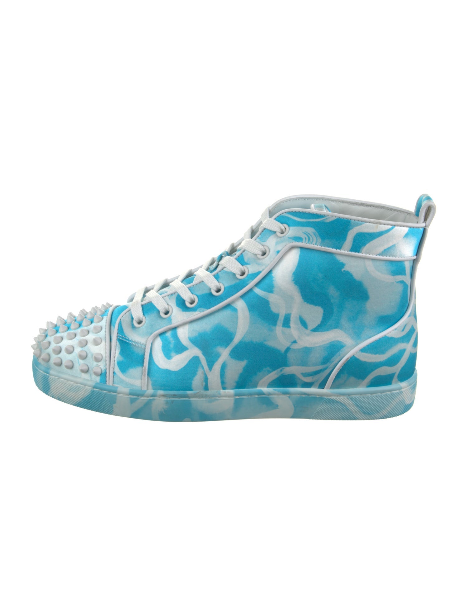 Christian Louboutin Leather Printed Sneakers