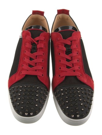 Christian Louboutin Mesh Printed Sneakers