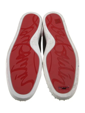Christian Louboutin Mesh Printed Sneakers