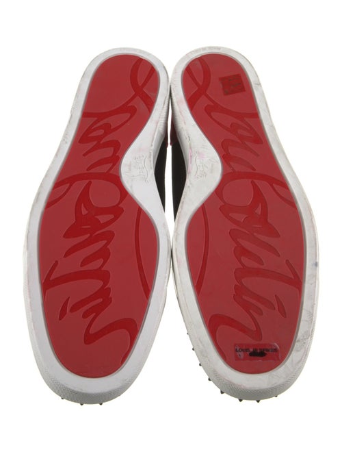 Christian Louboutin Mesh Printed Sneakers