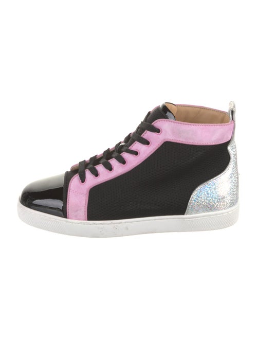 Christian Louboutin Colorblock Pattern Sneakers