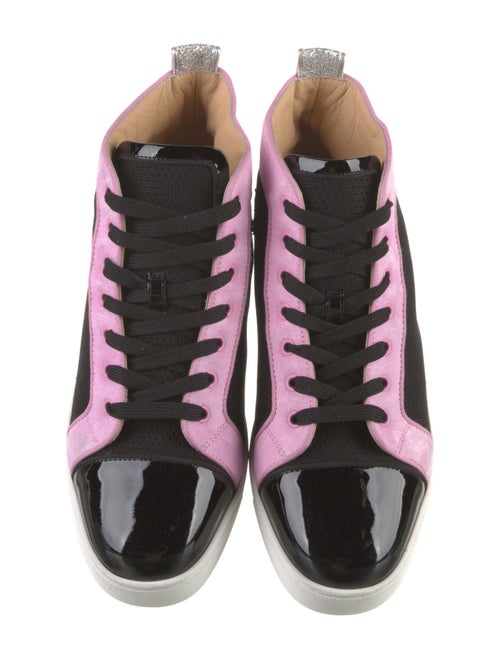 Christian Louboutin Colorblock Pattern Sneakers
