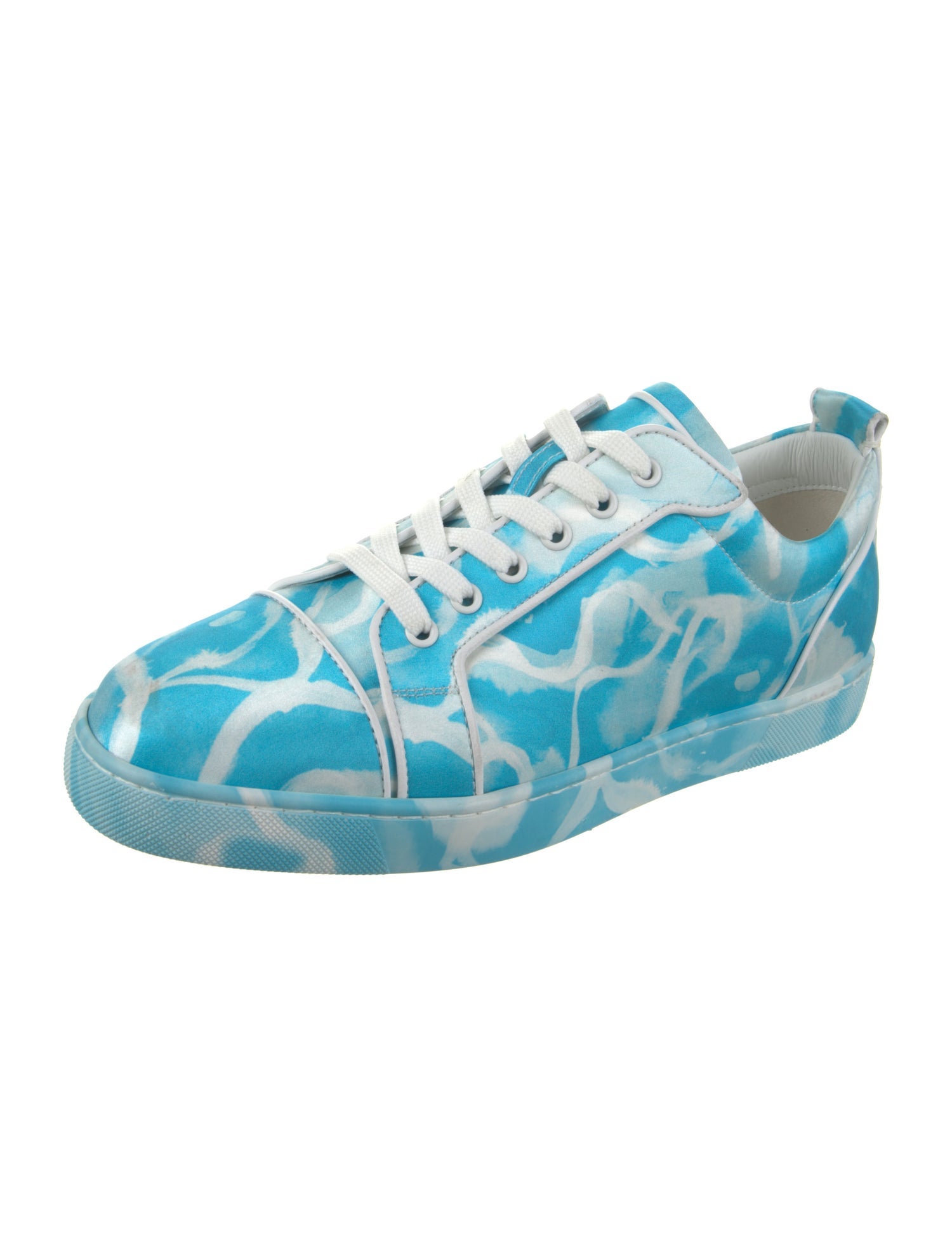 Christian Louboutin Leather Printed Sneakers