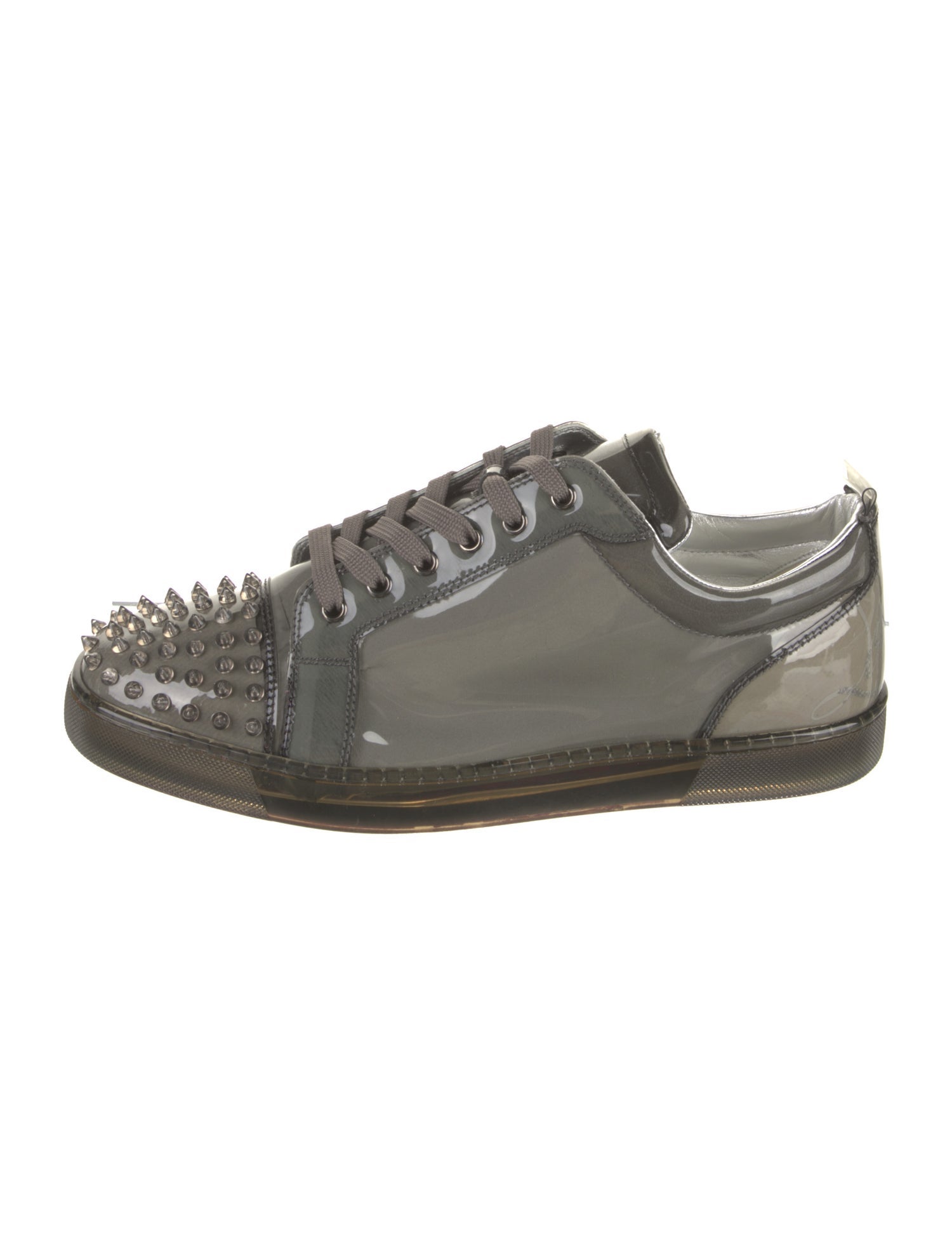 Christian Louboutin PVC Studded Accents Sneakers