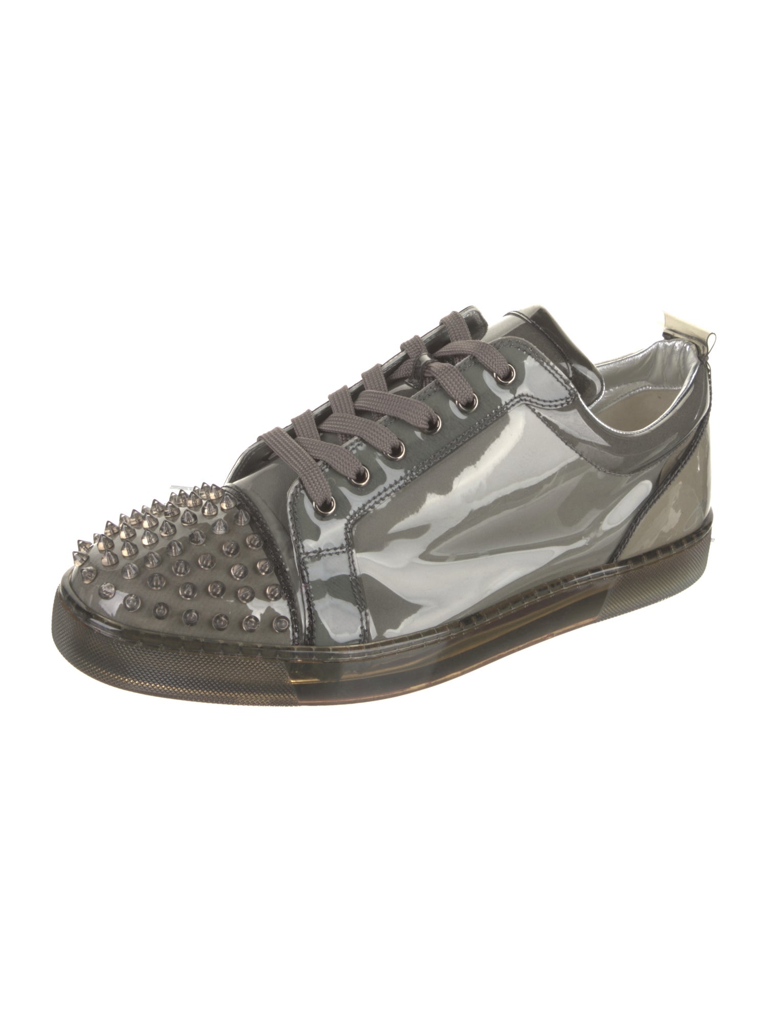 Christian Louboutin PVC Studded Accents Sneakers
