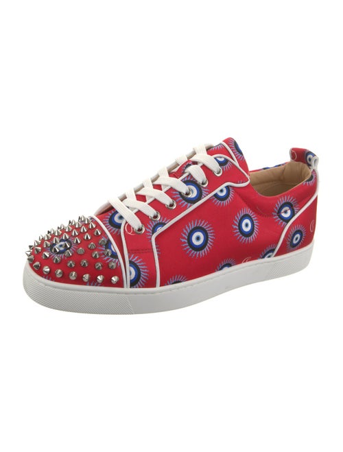 Christian Louboutin Printed Studded Accents Sneakers