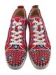Christian Louboutin Printed Studded Accents Sneakers
