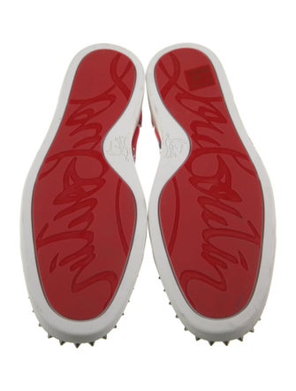 Christian Louboutin Printed Studded Accents Sneakers