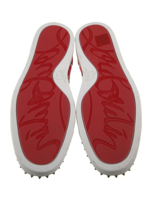 Christian Louboutin Printed Studded Accents Sneakers
