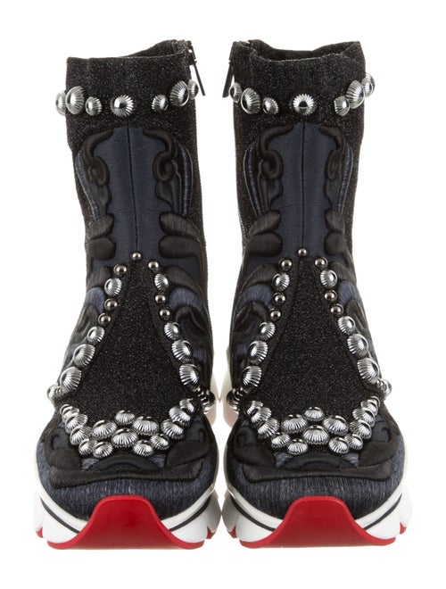 Christian Louboutin Printed Sock Sneakers