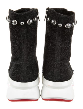 Christian Louboutin Printed Sock Sneakers