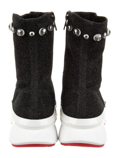 Christian Louboutin Printed Sock Sneakers