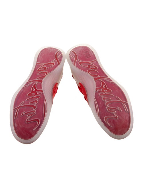 Christian Louboutin Suede Studded Accents Sneakers