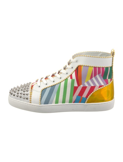 Christian Louboutin Canvas Printed Sneakers