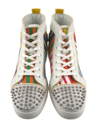 Christian Louboutin Canvas Printed Sneakers