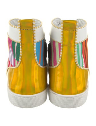 Christian Louboutin Canvas Printed Sneakers
