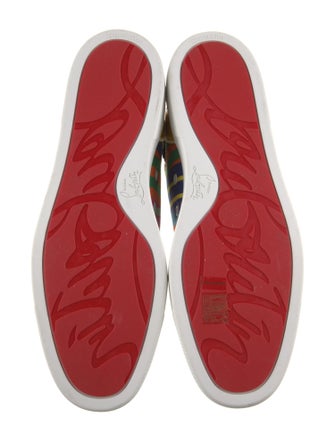 Christian Louboutin Canvas Printed Sneakers