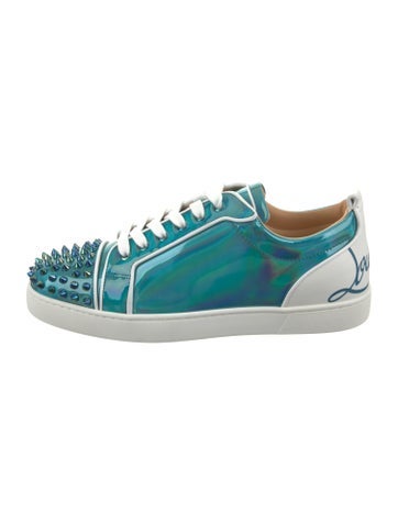 Christian Louboutin Sneakers Patent Leather Colorblock Pattern EU 42 | 9