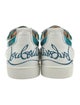 Christian Louboutin Patent Leather Colorblock Pattern Sneakers